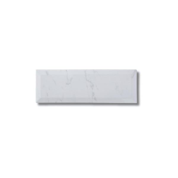 Metro Bevelled Gloss Carrara Tile