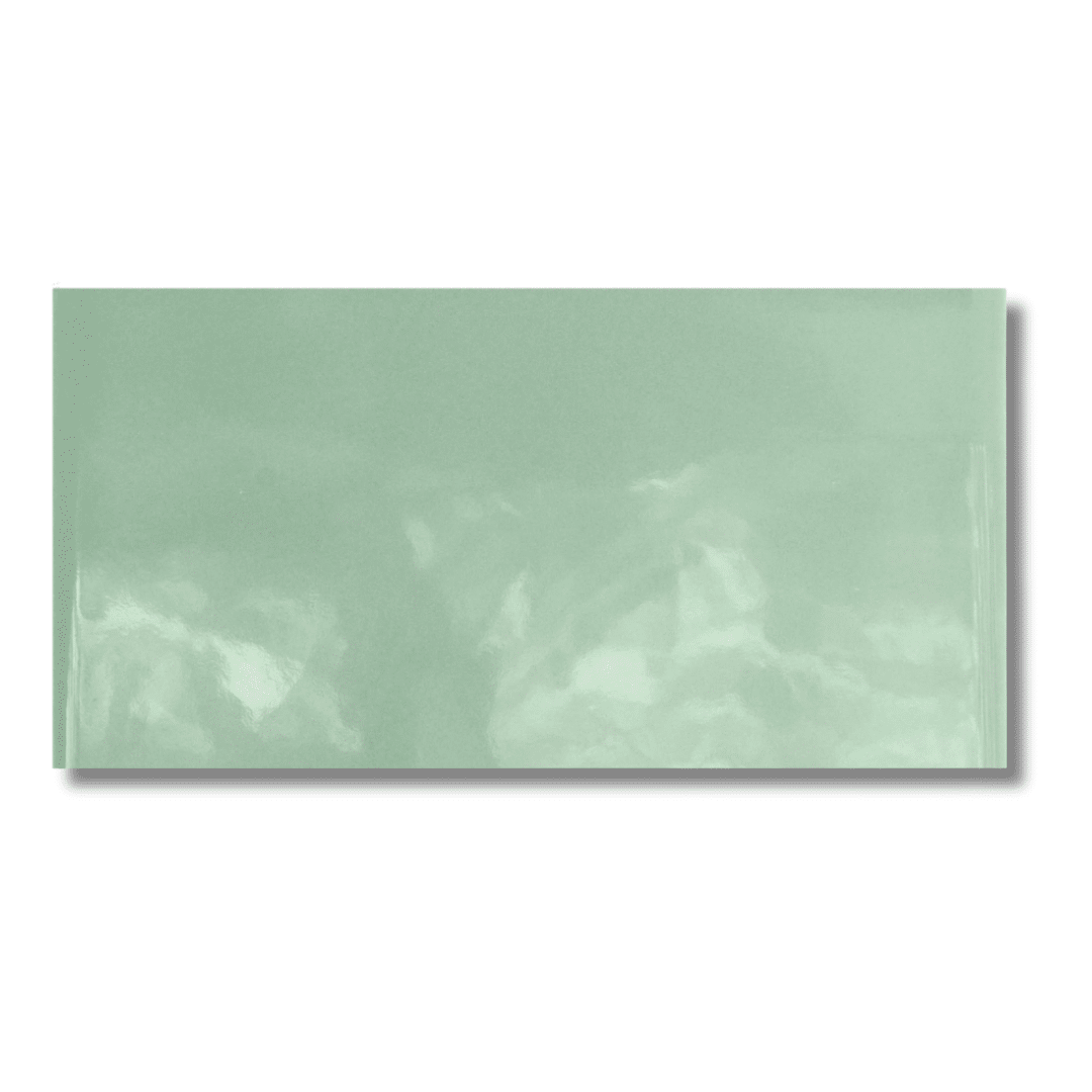 Monocolour Alga Green Flat Gloss Tiles