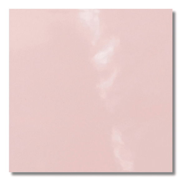 Monocolour Rosa Pink Flat Gloss Square Tiles