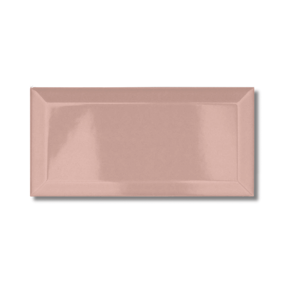 Metro Pink Gloss Wall Tile