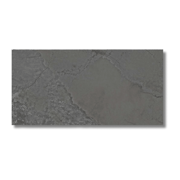 Planet Dark Metallic Lappato Porcelain Tile