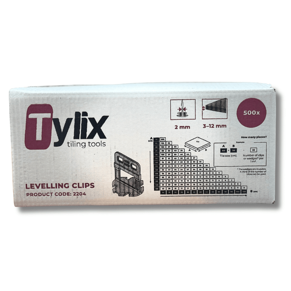 Tylix Tile Levelling System Clips - 2mm - 500
