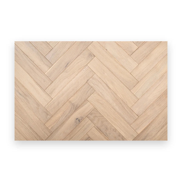 Meaburn White Oak Herringbone Flooring