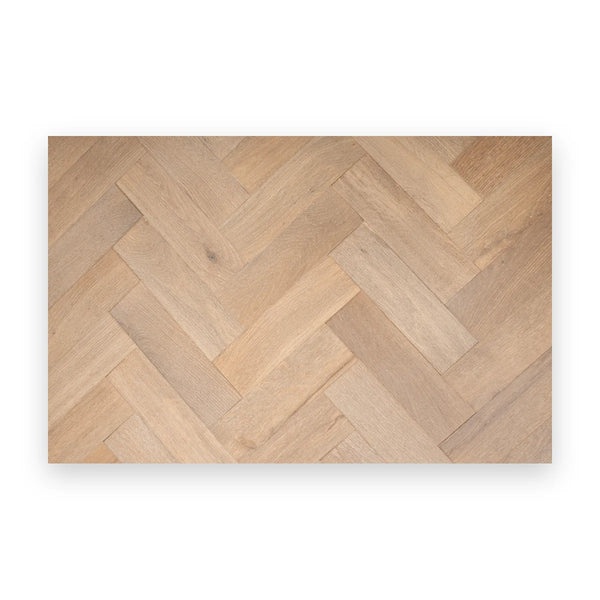 Ivybridge Smoked White Oak Herringbone Flooring