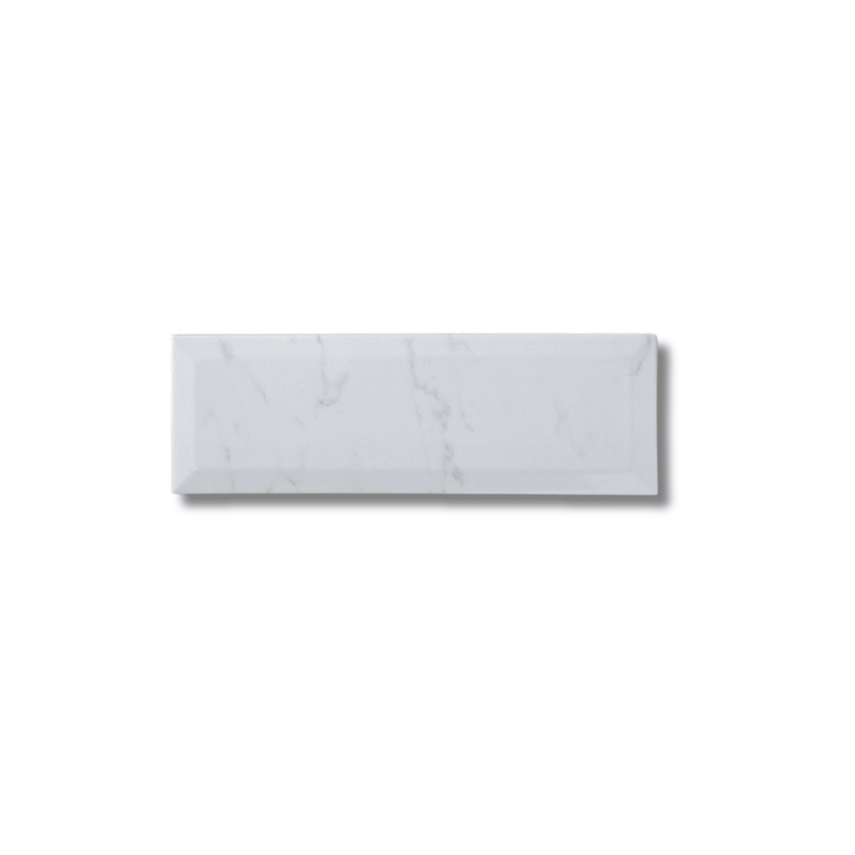 Metro Bevelled Gloss Carrara Tile