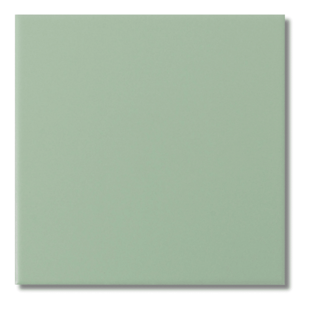 Monocolour Alga Green Flat Matt Square