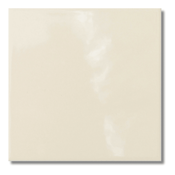 Monocolour Hueso Cream Flat Gloss Square Tiles