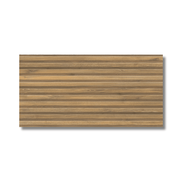 Kinabalu Dark Oak Panel Porcelain Wall Tiles