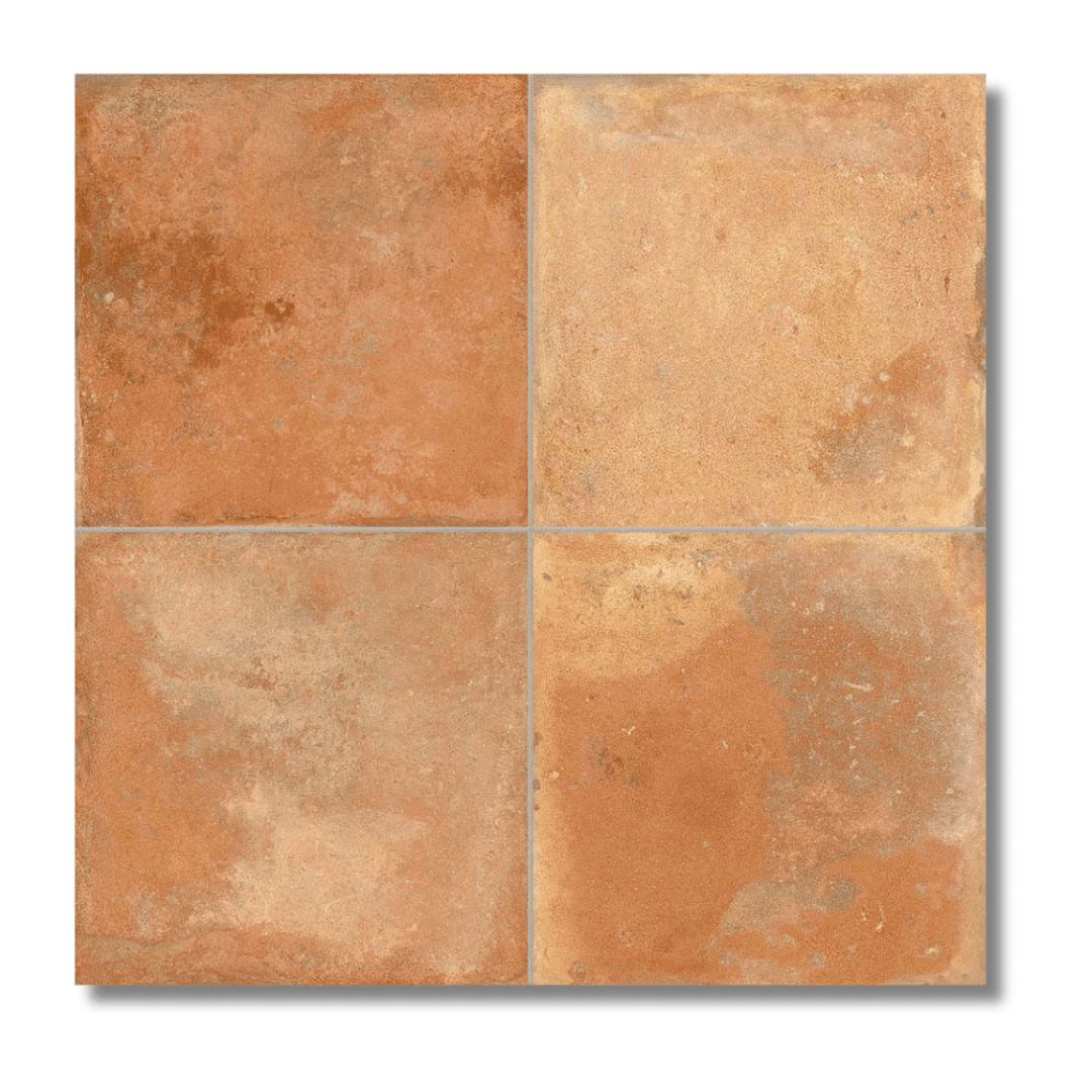 Zayda Rustic Terracotta Matt Vitrified Ceramic Tile