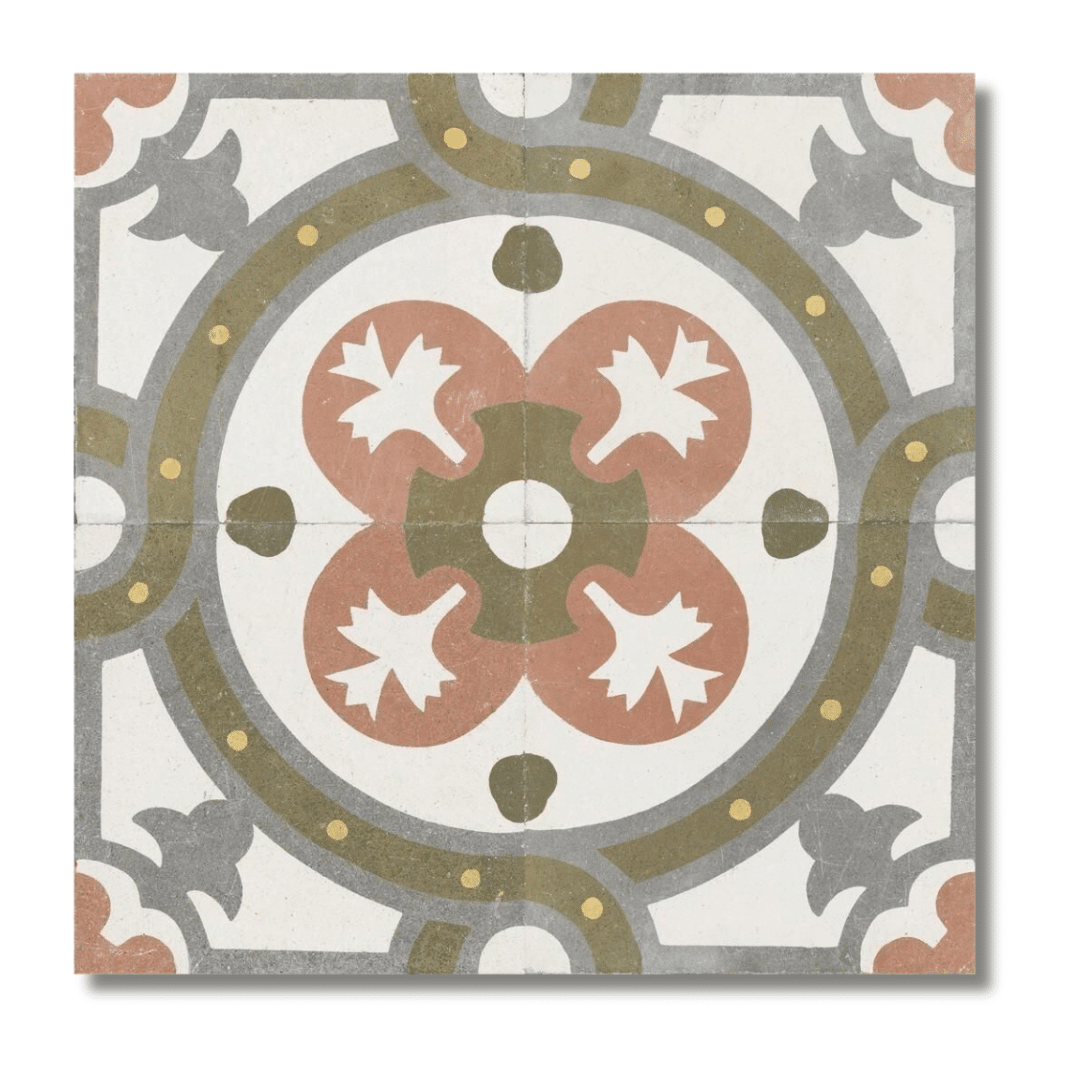 Zayda Sage Multi Matt Vitrified Ceramic Tile