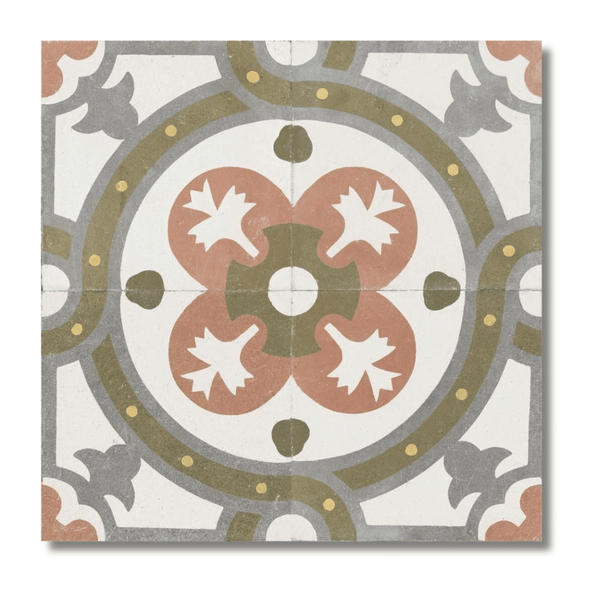 Zayda Sage Multi Matt Vitrified Ceramic Tile